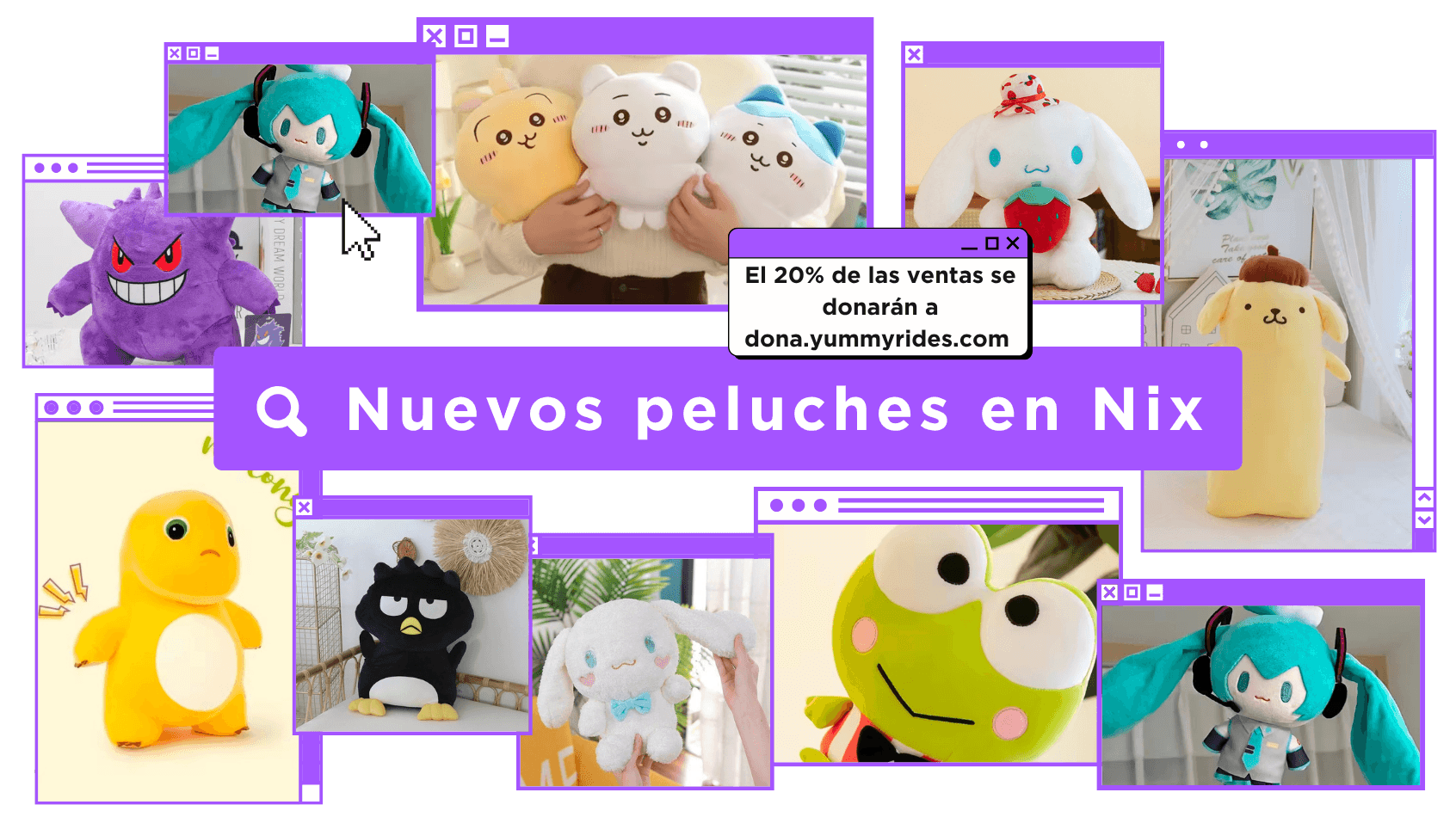 ¡Nuevos Peluches en Nix Store!